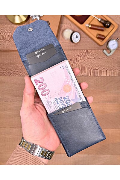 Fil Deri Trend Viral Genuine Leather Practical Wallet with Money Compartment ...