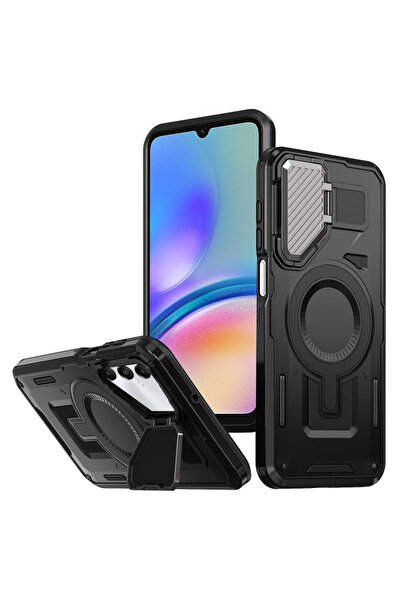 Stef's Cat Θήκη για Samsung Galaxy A05s, Γάτα της Στεφ, CamVault MagSafe, μαύρο