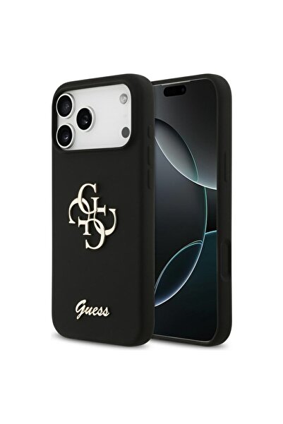 Stef's Cat Case for iPhone 17 Pro Max, Stef's Cat, Silicone Big 4G Script (GU...