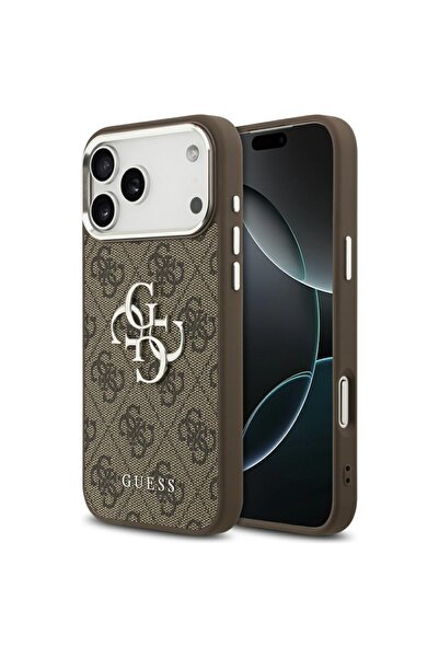 Guess Θήκη για iPhone 17 Pro Max, Guess, PU ​ ​ Καφέ