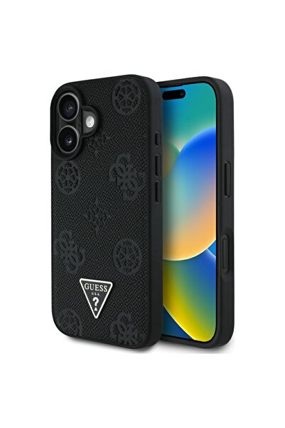 Guess Θήκη iPhone 16, Guess, PU, ​ ​ Μαύρο