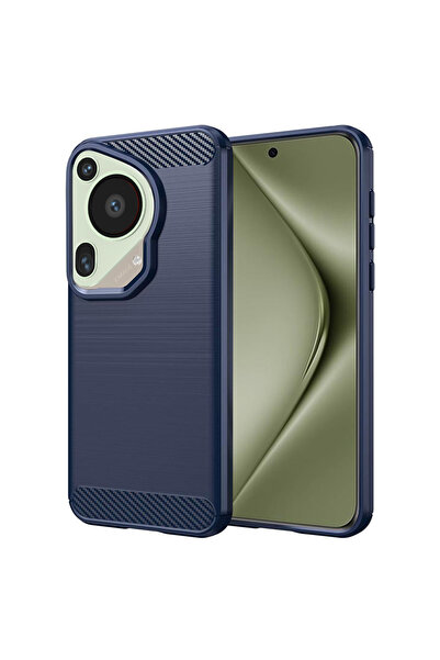 Techsuit Husa pentru Huawei Pura 70 Ultra, Carbon Silicone, protectie antisoc...