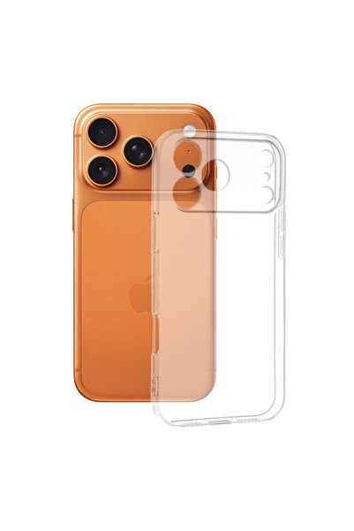 DAMUR Husa Slim Clear Apple iPhone 17 Pro Max, Margini Inaltate, Protectie Ma...