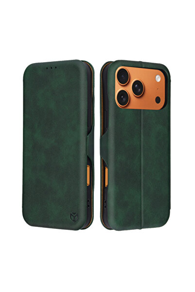 DAMUR Θήκη Καρτών για iPhone 17 Pro Max, Λειτουργική Θήκη Καρτών, Αναδιπλούμε...