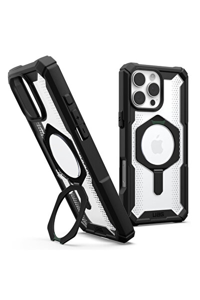 OEM Husa pentru iPhone 16 Pro, UAG, Protectie, negru/transparenta