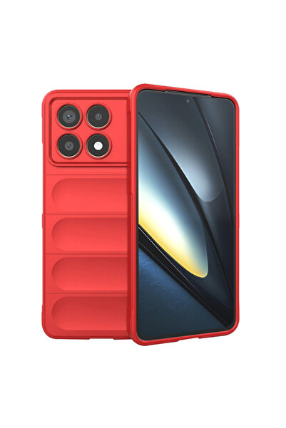 Techsuit Θήκη για Xiaomi Poco F6 Pro, Techsuit, TPU, Κόκκινο