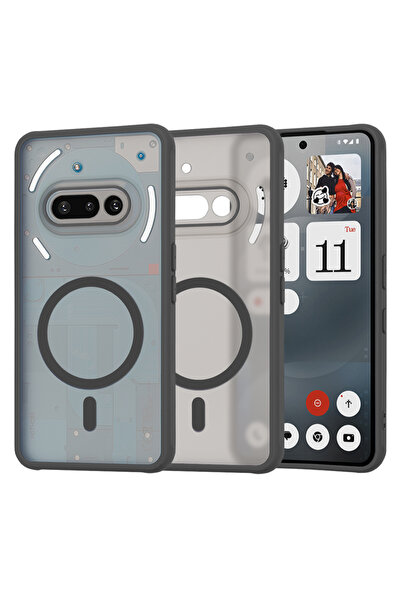 Evolium Phone Case for Nothing Phone (3a), MagSafe, TPU, Evolium, Black