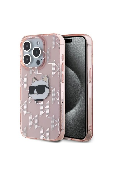 Stef's Cat Husa pentru iPhone 15 Pro, Stef's Cat, IML Luxury (KLHCP15LHKLPCHP...