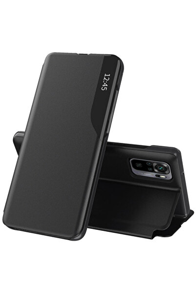 Techsuit Θήκη για Xiaomi Redmi Note 10 4G, Techsuit, PU ​ ​ Μαύρο