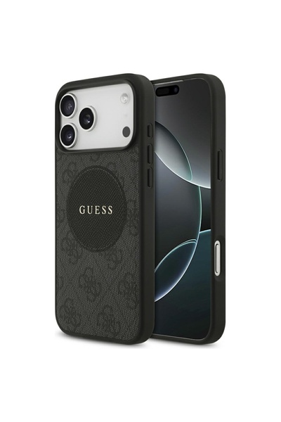 Guess Θήκη για iPhone 17 Pro, Guess, PU ​ ​ Μαύρο