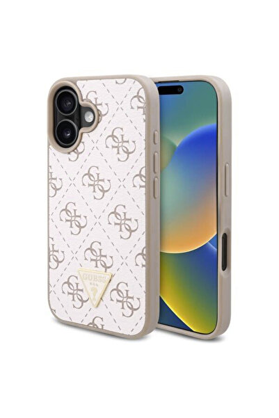 Guess Θήκη iPhone 16, Guess, PU, ​ ​ Λευκό
