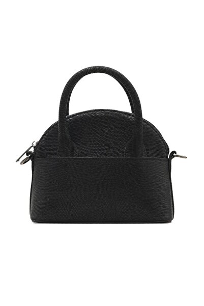 BUENO Shoes Black Lzd Leather Women's Handbag 01Wbe2601