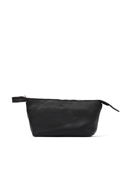 BUENO Shoes Black Flotter Leather Women's Handbag 01Wmc7000