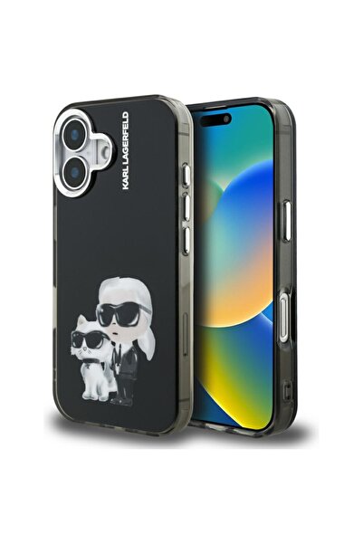 CLICK Θήκη για iPhone 16, IML Aquarelle Karl & Choupette (KLHCP16SHMKCAQK), π...