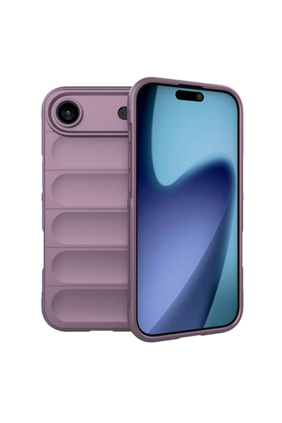 Stef's Cat Θήκη iPhone 17 Air, Γάτα του Στεφ, Μαγική Ασπίδα, μωβ