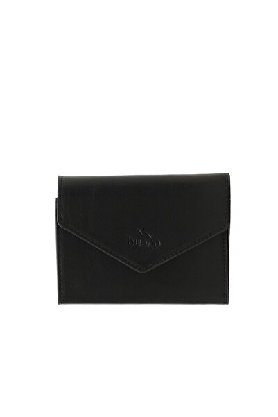 BUENO Shoes Black Leather Women's Wallet 01Wc2010