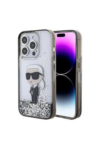 Stef's Cat Husa pentru iPhone 15 Pro, Stef's Cat, Hardcase Liquid Glitter (KL...