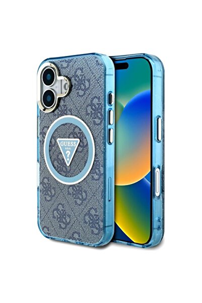 Guess Θήκη iPhone 16, Guess, TPU, Μπλε