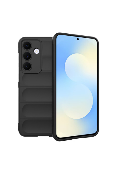 Techsuit Θήκη για Samsung Galaxy S25 Fe, Techsuit, TPU, Μαύρο