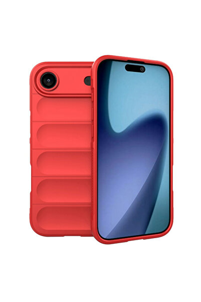 Stef's Cat Θήκη iPhone 17 Air, Γάτα του Στεφ, Μαγική Ασπίδα, κόκκινο