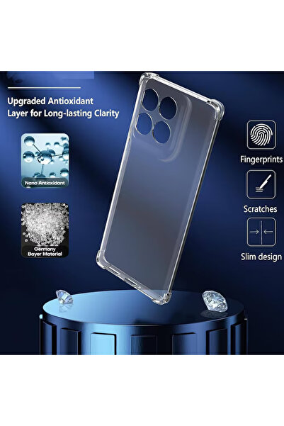 Techsuit Husa pentru Motorola Edge 60 Fusion/ Motorola Edge 60, Shockproof Clear Silicone