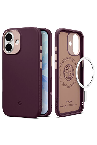 Spigen Husa pentru iPhone 17, Spigen, Policarbonat, Bordo