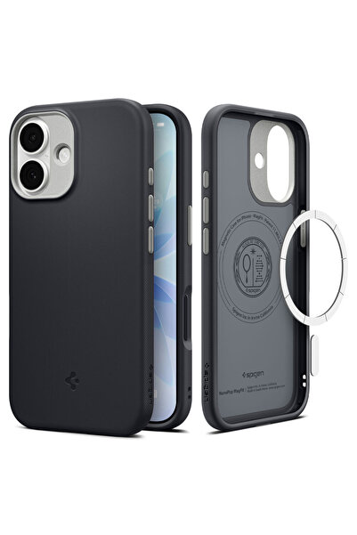 Spigen Husa pentru iPhone 17, Spigen, Policarbonat, Negru