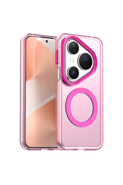 Stef's Cat Θήκη για Huawei Pura 80 Pro, Γάτα του Στεφ, CandyCase MagSafe, ροζ