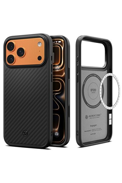 Spigen Θήκη TPU και Σετ Προστατευτικού Τζαμιού Ιδιωτικότητας για iPhone 17 Pr...