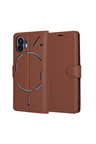 Techsuit Husa pentru Nothing Phone (2), Techsuit, PU, Maro