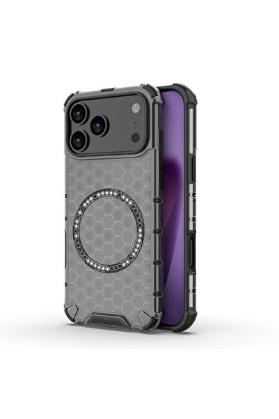 Stef's Cat Husa pentru iPhone 17 Pro, Stef's Cat, HoneyComb Shield MagSafe, n...
