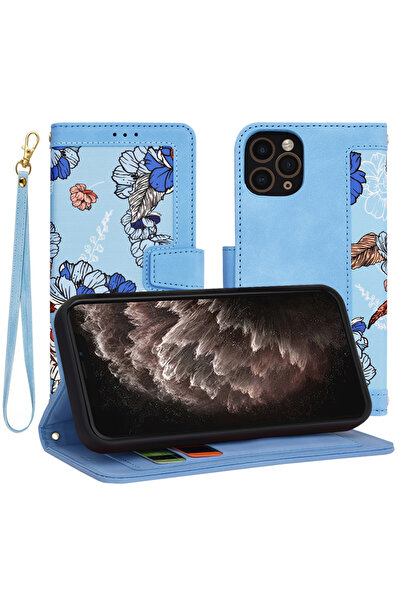 Techsuit Husa pentru iPhone 11 Pro, FlipCraft, protectie antisoc, bleu