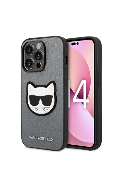 Stef's Cat Husa pentru iPhone 14 Pro, Stef's Cat, Saffiano (KLHCP14LSAPCHG), ...