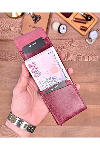 Fil Deri Trend Viral Genuine Leather Practical Wallet with Money Compartment ...
