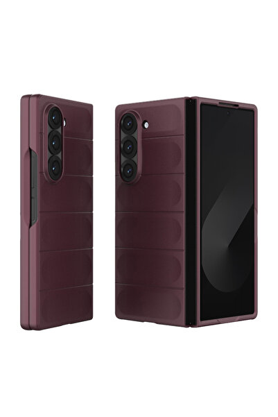Stef's Cat Husa pentru Samsung Galaxy Z Fold6, Stef's Cat, Magic Shield, bordo