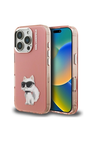 Stef's Cat Θήκη iPhone 16 Pro, Γάτα της Στεφ, Λογότυπο IML Aquarelle Choupett...