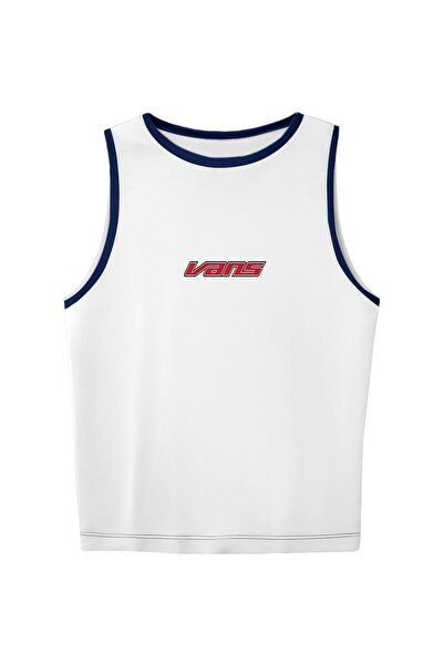 Vans RETRO SPEED TANK Kadın Tişört VN000XDQWHT1 Beyaz-M