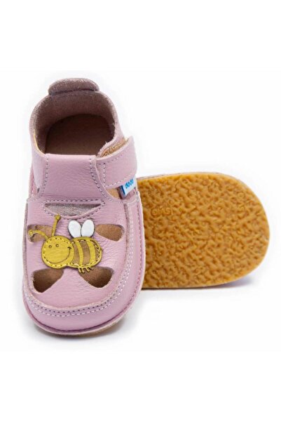 DODO SHOES Sandale copii barefoot Albinuta Maia, Culoare Cameo din piele natu...