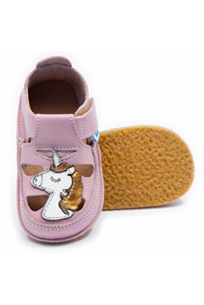 DODO SHOES Sandale copii barefoot Unicorn, Culoare Cameo din piele naturala, ...