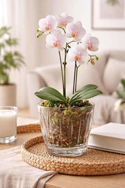 Alezy OR02 Orkide Şeffaf Saksı 1.5 Litre 14,3 cm