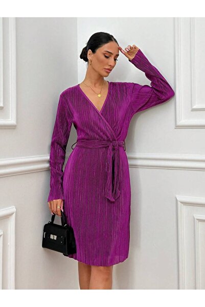 Iuliashop Rochie scurtă Lianna mov - S