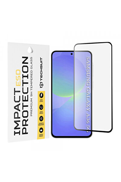 Techsuit Защитно стъкло за Samsung Galaxy A56 A566/ A36 A366, Закалено стъкло...