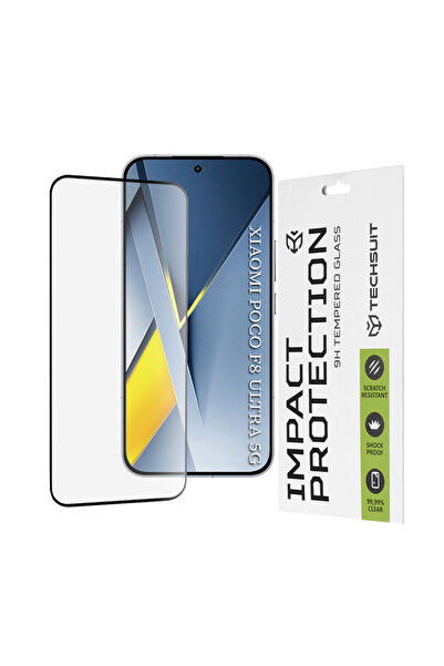 Techsuit Θήκη για Xiaomi Poco F8 Ultra, Techsuit, Γυαλί, Μαύρο