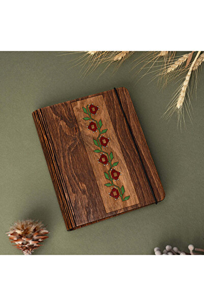 I WOOD BE Agendă Tradițională Trandafiri 18,5x14,5x3cm