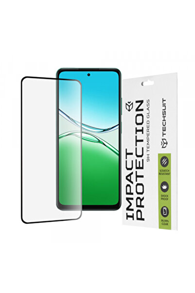 Stef's Cat Защитно стъкло за Oppo A5 4G, Закалено стъкло, Цялостно залепване,...
