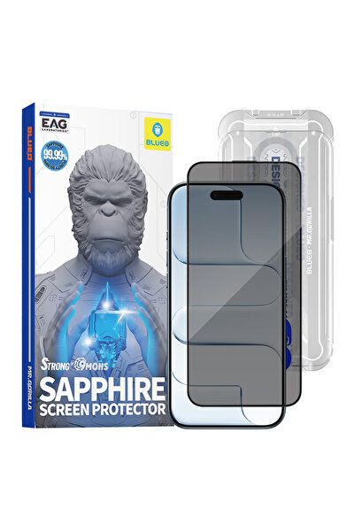 BLUEO Προστατευτική μεμβράνη για iPhone 17 Air, Διαφανής, μαύρη