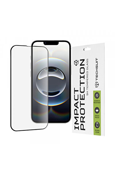 Techsuit M1 Screen Protector for Apple iPhone 17e / 16e / 14 / 13 Pro, Temper...