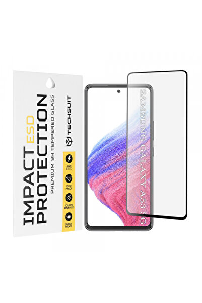 Stef's Cat Защитно стъкло за Samsung Galaxy A53 5G A536, Закалено стъкло, С ц...