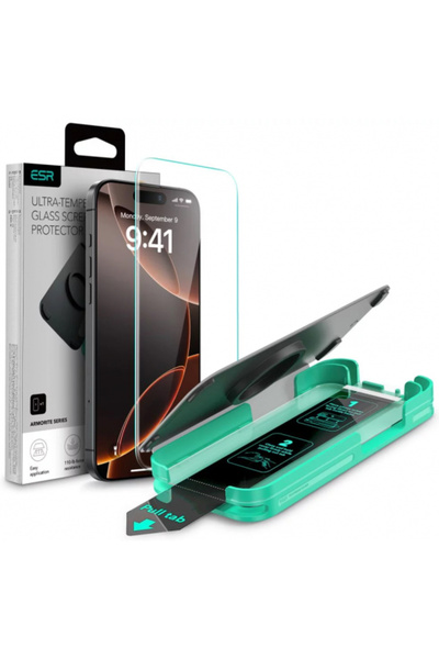 ESR Folie pentru Apple iPhone 16 Pro Max, Esr, Sticla, Negru