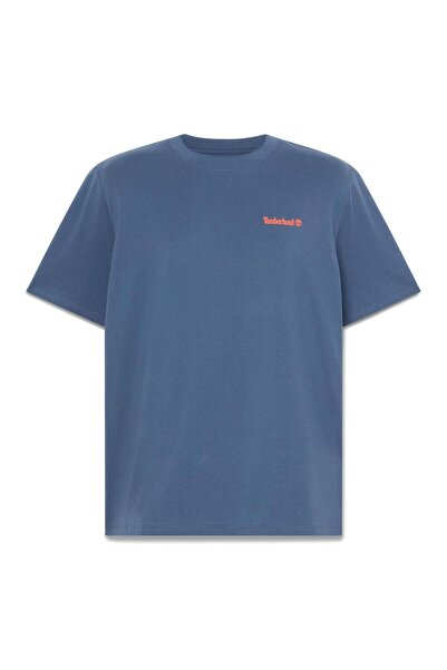 Timberland Magnet Back Graphic Tee Erkek Tişört TB0A5MNVEYO1 Mavi-XL